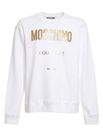 Moschino Laminated logo sweatshirt