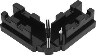 OEM Caja De Ingletes 2 En 1 Para Cortes Precisos: Mide &Aacute;ngulos De 85 A 180&deg;. Para Z&oacute;calos De Hasta 30 Mm. Compacta Y Ligera