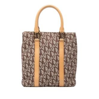 Dior Pre-owned Tote Bags, female, Brown, Size: ONE SIZE Pre-owned Canvas Tote