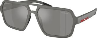 Prada Heren, Accessoires, Grijs, Maat: 59 MM