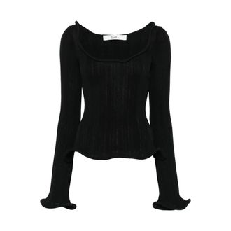 S&eacute;fr Blouses, female, Black, Size: M Giselle Sweater