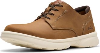 Clarks Mens Bradley Plain Oxford, Light Brown, 9.5 UK