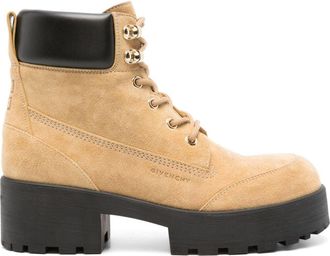 Givenchy 55mm Trekker combat boots - women - Leather - 40 - Brown
