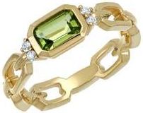 Bony Levy Iris 18k Gold Diamond & Peridot Ring in 18K Yellow Gold at Nordstrom Rack, Size 6.5