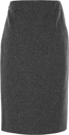 Prada Womens Skirt Gray