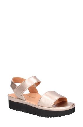 L'Amour Des Pieds Abrilla Platform Sandal in Champagne at Nordstrom, Size 5.5