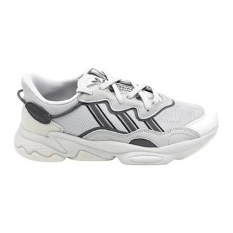 adidas Stijlvolle Sneakers met Leren Inzetstukken - Heren - Hardloopschoenen - Grijs - 42 2/3 EU - Fitness