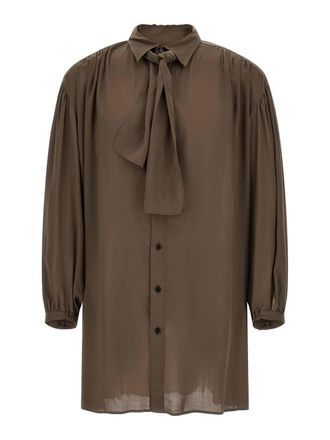 Yohji Yamamoto Shirt With Scarf