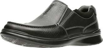 Clarks Mens Cotrell Free Loafer, Black Oily Leather, 9.5 UK Wide
