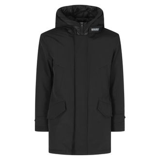 Woolrich Polar High Collar Parka - Heren - Parka Jassen - Zwart - L - Jassen