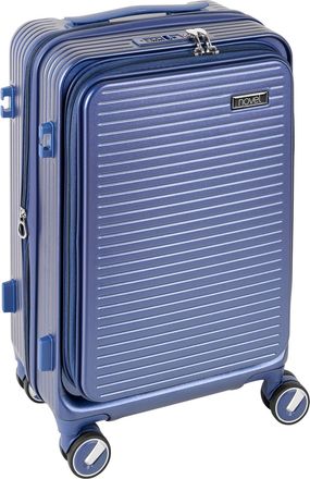 Novel Reisekoffer, Blau, Metall, Kunststoff, Textil, 35x55x24 cm, h&ouml;henverstellbarer Teleskopgriff, 360&deg;-Rollensystem, TSA-Schloss, Tragehenkel, Netzfach, F