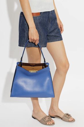 Fendi Way Medium Bag, Womens, Blue