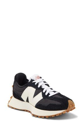 New Balance 327 Sneaker in Black at Nordstrom, Size 5.5