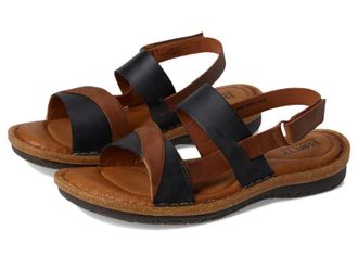 B&oslash;rn Born Taye BR0071809 Sandals Womens Black Syrup Leather Slingback Hawk2840