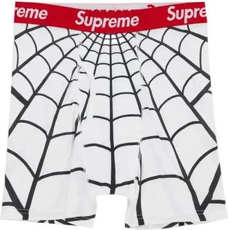 SUPREME Spider-Man Boxer Briefs (2 Pack) - Heren - Onderbroek - Wit - L - Katoen - Ondergoed