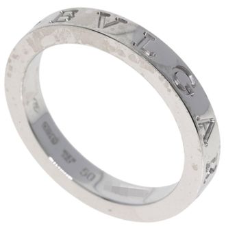 Bulgari Platinum Platinum 950 Band Ring (Pre-Owned)