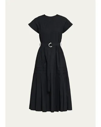 3.1 Phillip Lim Striped Handkerchief Midi Shirtdress