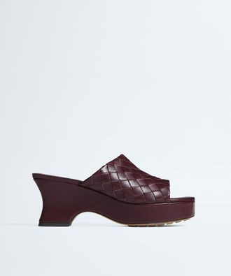 Bottega Veneta Mule Rosita - Bordeaux - Donna - 36
