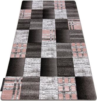 RugsX Rugsx - Alfombra Alter Siena Cuadr&iacute;cula Enrejado Gris Grey 80x150 Cm