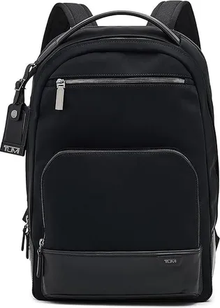 Tumi Warren Backpack Computer Bags Midnight Black, Leather/Nylon