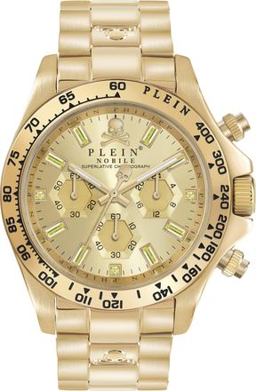 Philipp Plein Nobile Mens Gold Watch PWCAA1121 Stainless Steel - One Size