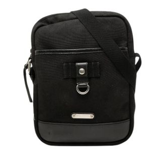 Saint Laurent Pre-owned Rivington Canvas Shoulder Bag - Dames - Pre-owned - Zwart - Maat: ONE Size Leer