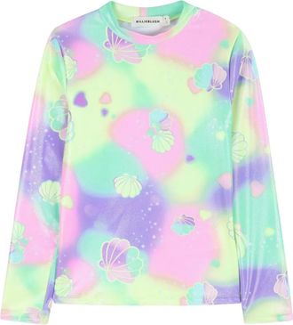 BILLIEBLUSH shell-print T-shirt - kids - Fabric - 10 - Pink