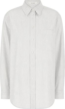 The Row Gavina Shirt - Dames - Overhemden - Wit - XS - Katoen - Overhemden
