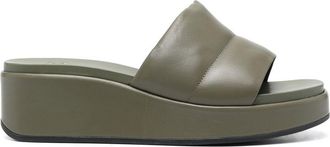 Camper Misia leather sandals - women - Leather - 39 - Green