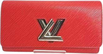 Louis Vuitton Pre-owned Wallets, female, Red, Size: ONE SIZE Pre-owned Leather Wallet