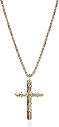 John Hardy Icon 14k Gold Cross Pendant at Nordstrom