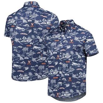Reyn Spooner Mens Reyn Spooner Navy Virginia Cavaliers Classic Button-Down Shirt at Nordstrom, Size X-Large
