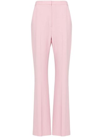 Alexander McQueen flared tailored trousers - Pink