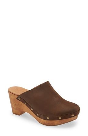 Cordani Zorba Clog in Brown Nubuck at Nordstrom, Size 10