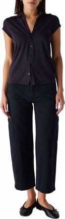 Amo Colette Cargo Pant In Vintage Black