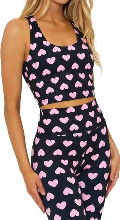 Beach Riot Yara Top In Love Heart