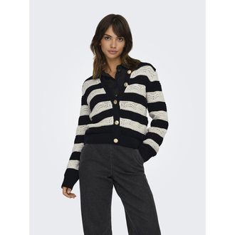 Only Gestreept vest met ronde hals