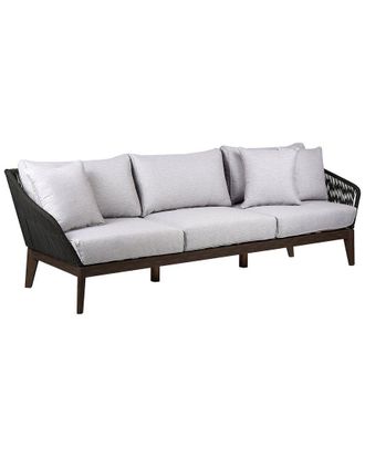 Armen Living Athos Indoor Outdoor 3 Seater Sofa