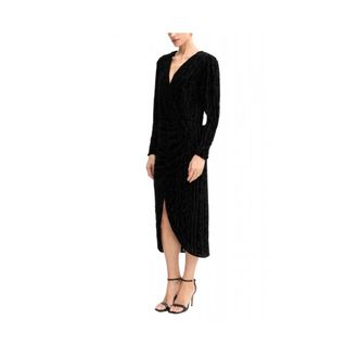 HUGO BOSS C Efilo Jurk - Dames - Feestkleedjes - Zwart - M - Katoen - Kleedjes