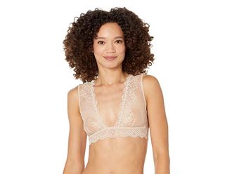Only Hearts So Fine Lace Tank Top Bralette Womens Bra Chai : MD, Lace/Mesh/Nylon
