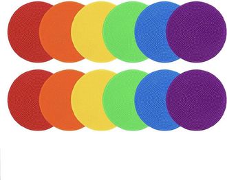OEM Se&ntilde;alizador De Entrenamiento Para F&uacute;tbol - Placa Planas Con Coj&iacute;n - Para Circuitos De Obst&aacute;culos Y Posicionamiento Estrat&eacute;gico - 1 Unidad
