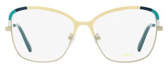 Emilio Pucci EP5202 Color-Block Metal Eyeglasses - Palladium