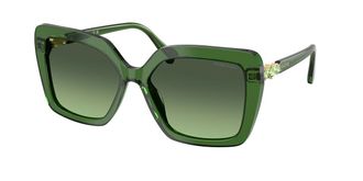 Swarovski SK6049 10812A Womens Sunglasses Green Size 57