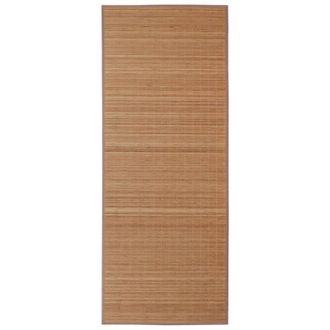vidaXL Rectangular Brown Bamboo Rug 120 x 180 cm Vidaxl