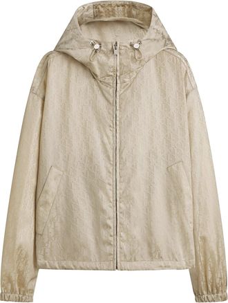 Dior HOODED JACKET WITH ZIP IN TECHNICAL FABRIC - Christian Dior - Woman