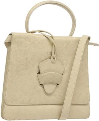 Loewe Pre-owned borse di pelle - - Pre-owned - Donna - Beige - ONE SIZE