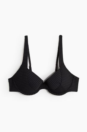 H&M Push-up-Bikinitop - Schwarz