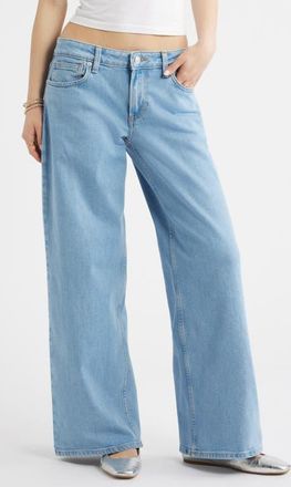 BP. Low Rise Baggy Wide Leg Jeans in Palms Wash at Nordstrom, Size 24