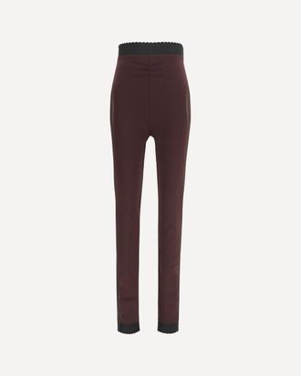 The Attico Sheer detail Leggings Female 42