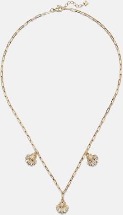 Mateo Bijoux 3 Petite Venus Shell 14kt gold (585/1000) necklace with diamonds
